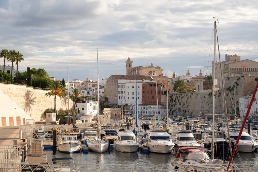 Port de Ciutadella à Minorque