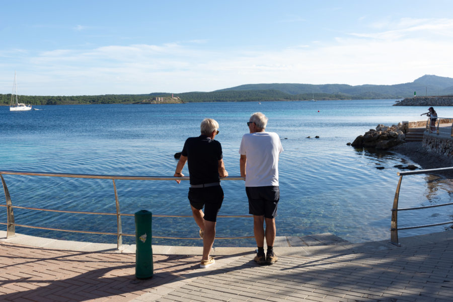 Visite de Fornells, bord de mer au nord de Minorque