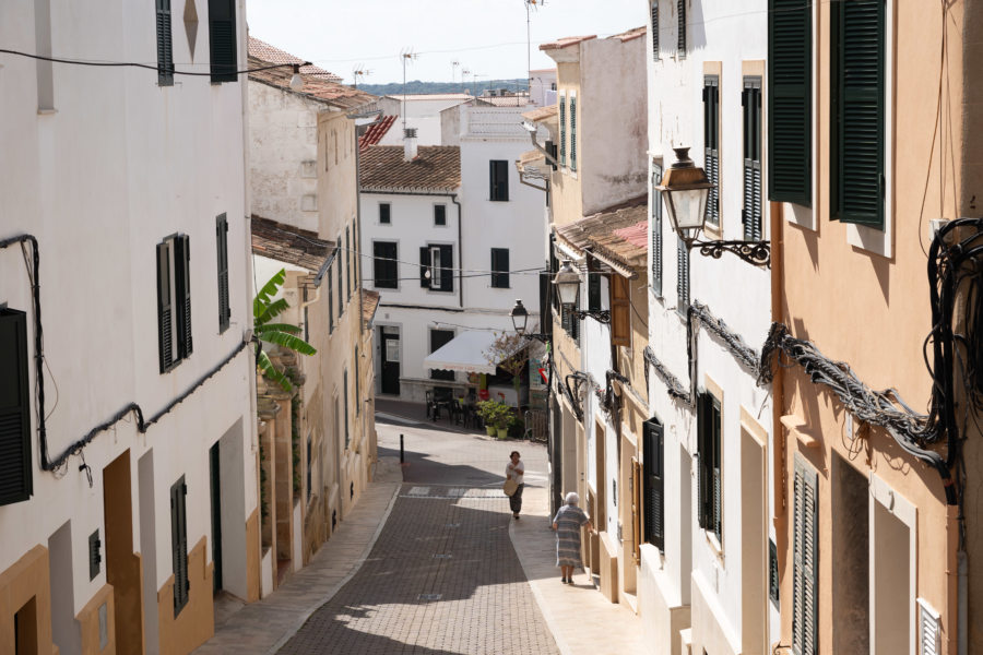Visite du village d'Alaior à Minorque