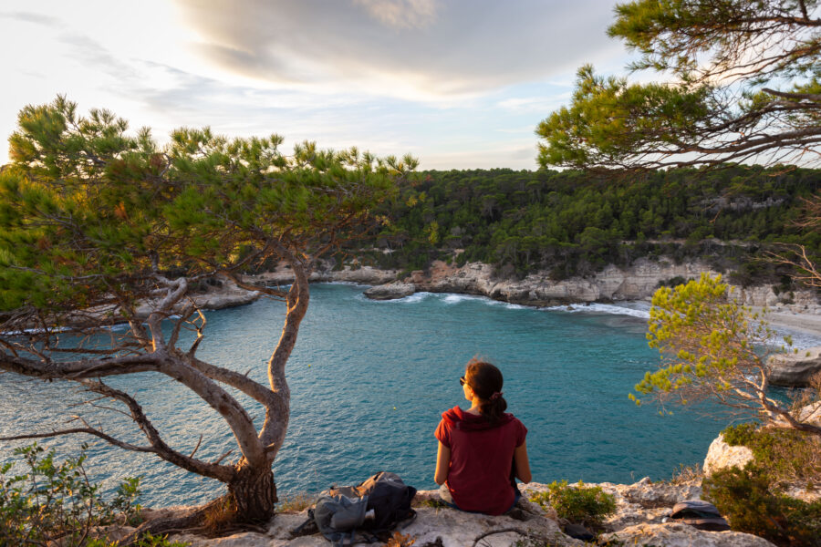 Voyage à Minorque, cala Mitjana