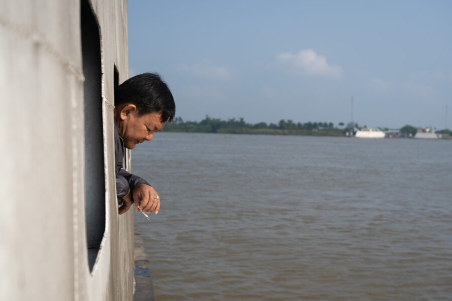 Traversée du fleuve entre Vinh Long et An Binh