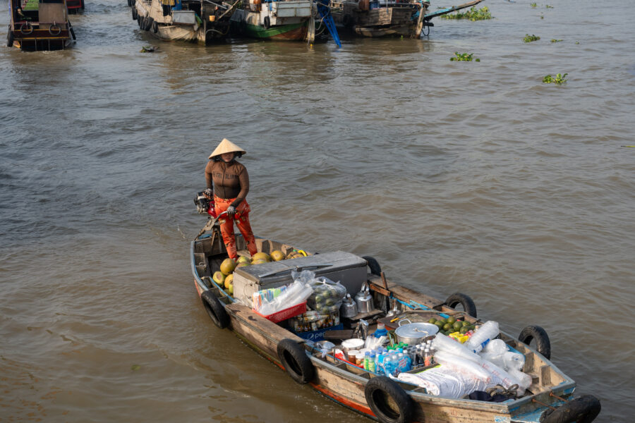Marché flottant de Cai Rang, voyage dans le delta du Mekong
