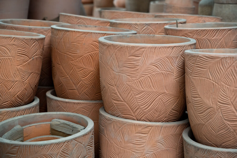 Visite d'une usine de poterie à Vinh Long, Mekong
