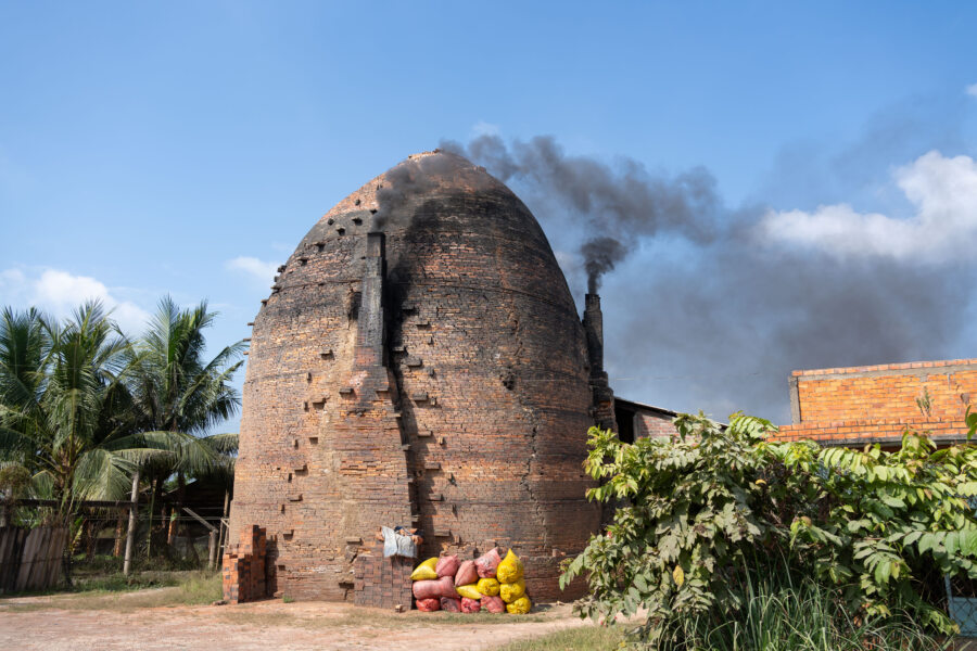 Briquetterie Lang Gom à Vinh Long, visite du Mékong