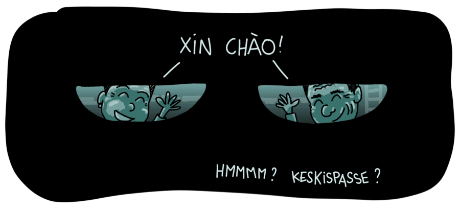 Dessin : ouverture des paupières à 5h30