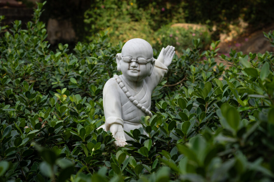 Bouddha dans le temple de Phuoc Dien, Chau Doc