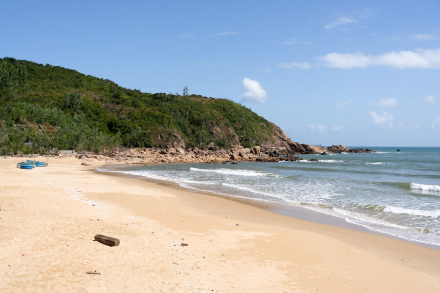 Plage de Bai Bien à Song Cau, Vietnam