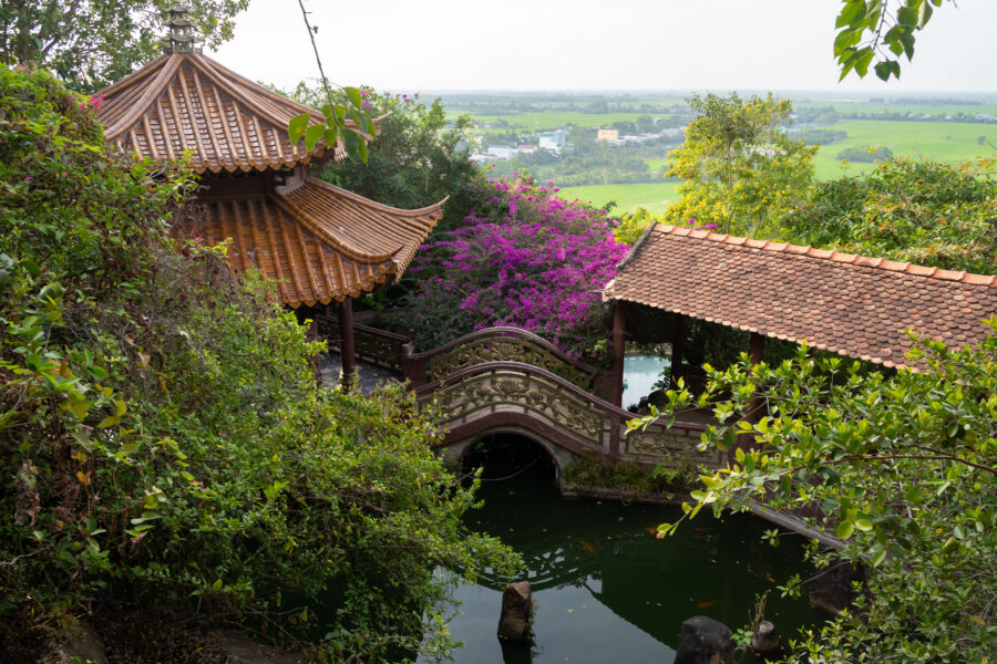 Visite du temple de Phuoc Dien près de Chau Doc au Vietnam